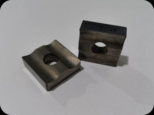 Bergbau des Karbid-YC45 fügt silbernes Farbe-CNC-Ausschnitt-Blatt für gegossenen Stahl ein