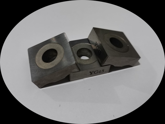Bergbau des Karbid-YC45 fügt silbernes Farbe-CNC-Ausschnitt-Blatt für gegossenen Stahl ein