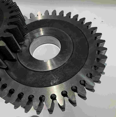 Zusammengebaute Modul CNC-Verzahnung schwarz mit einschneidigem Rasiermesser